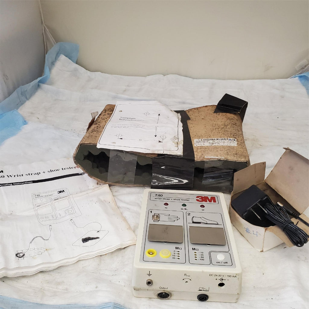 Vintage 3M 740 LED Combo Wrist Strap and Shoe Tester