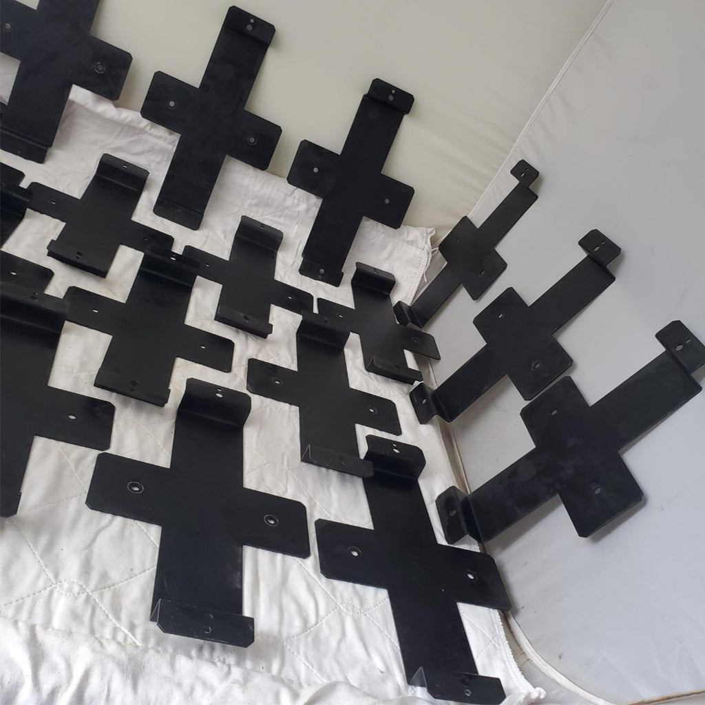 Lot of Cross Shaped Multi Purpose Use Support Bracket LOT 655