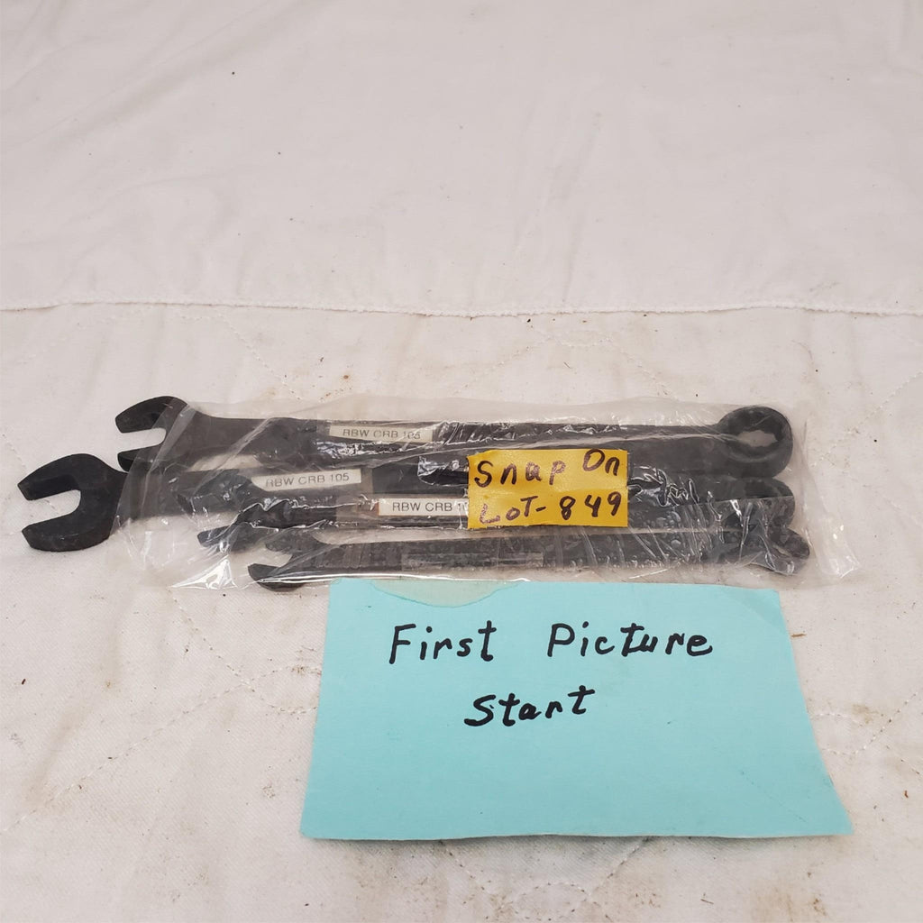 Lot of 5 Snap-On 12 Point Offset Combination Wrench Set LOT-849