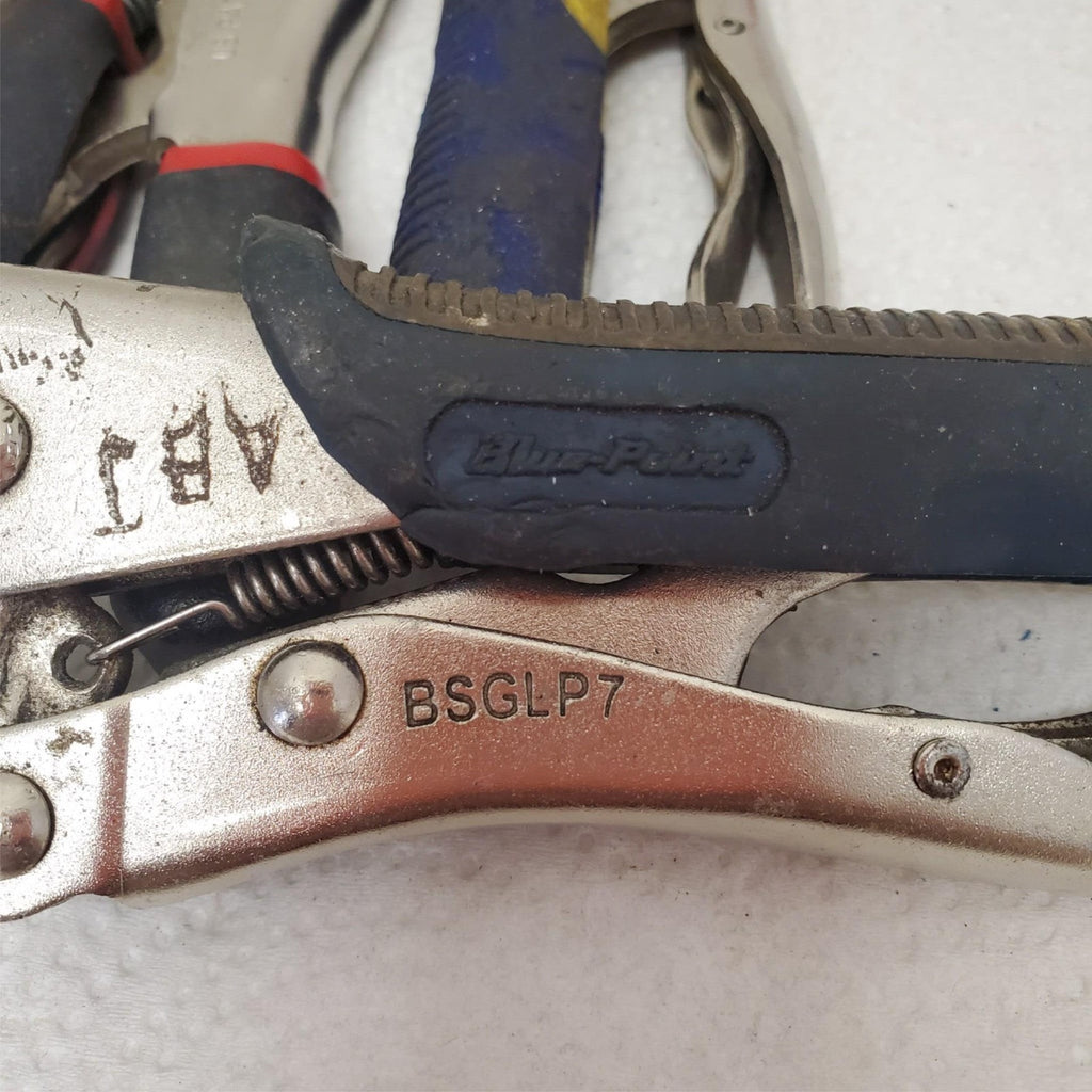 Lot of 4 Assorted Adjustable Locking Pliers Set LOT-910