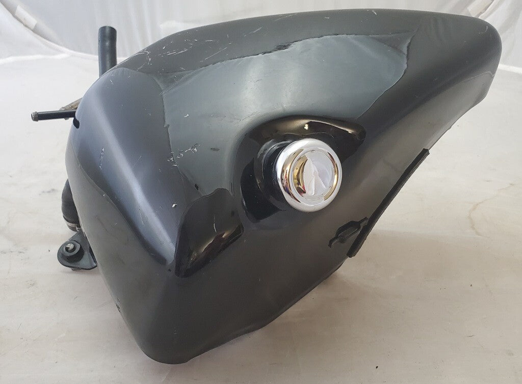 Vintage Black Gas Fuel Tank Petrol Reservoir Cell