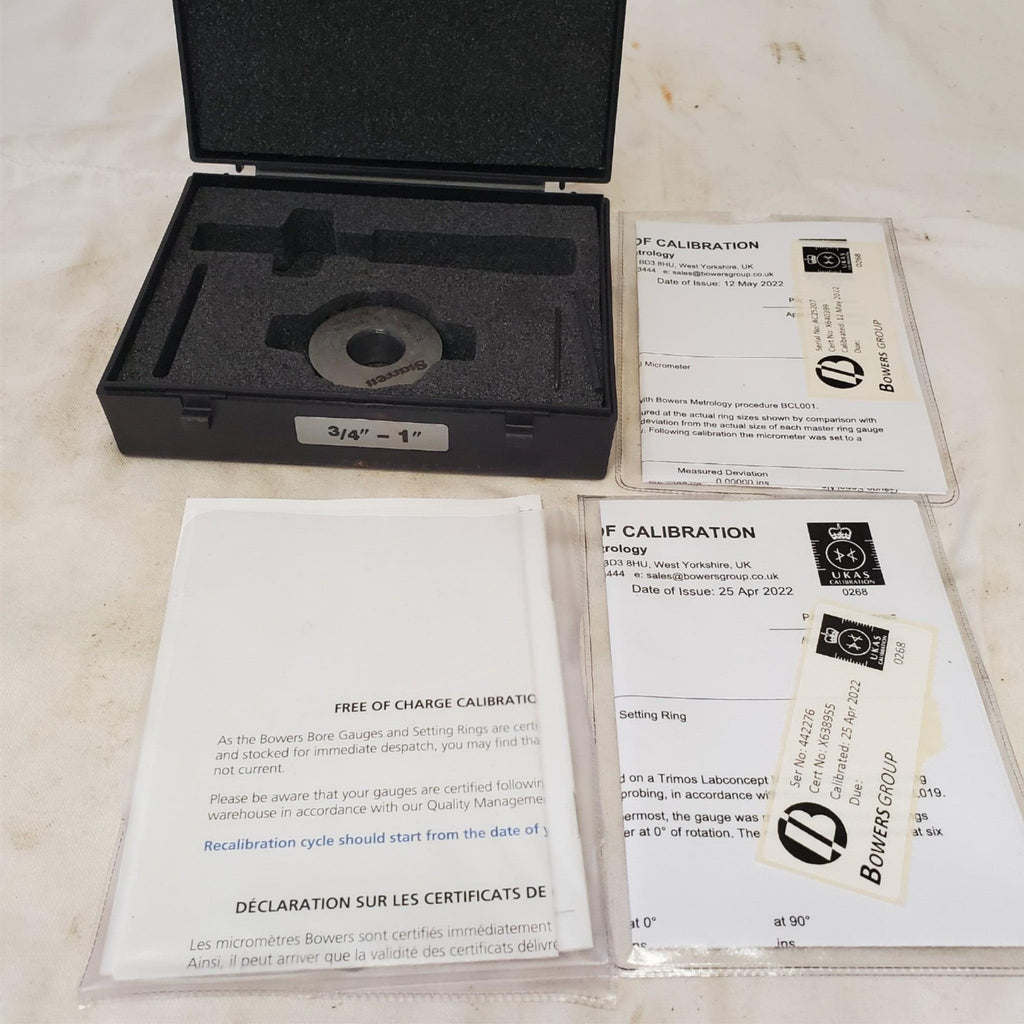 Starrett 78XTZ-1 Internal Micrometer Steel Setting Ring