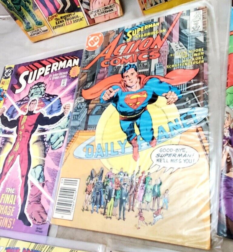 DC Comics Lot Giant Superman 11 | Powerless Superman in Super-Town Superman