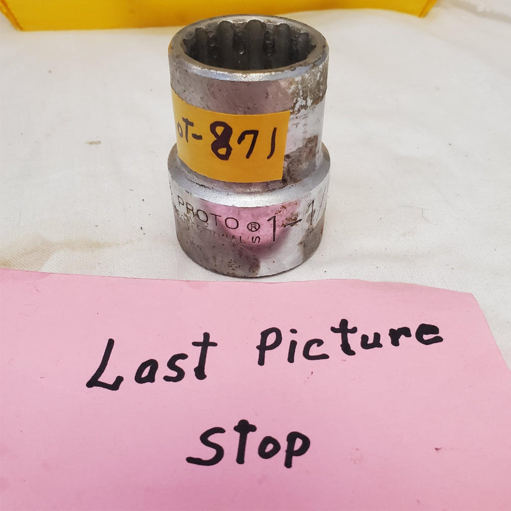 Proto Professional 5736 12 Point Shallow Chrome Socket LOT-871