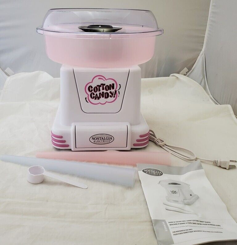 Nostalgia Electrics Hard & Sugar-Free Candy Cotton Candy Maker Machine