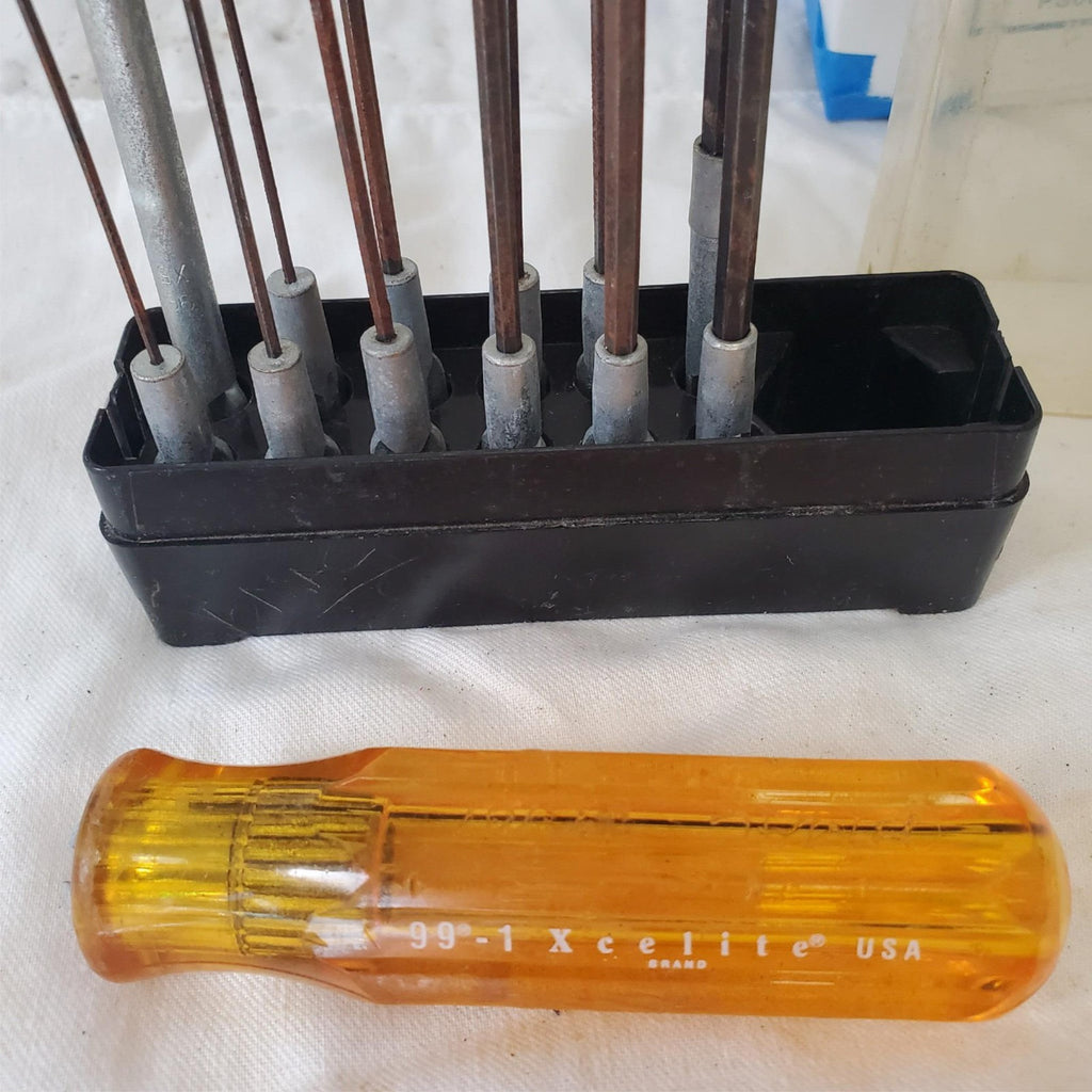 Xcelite 99-PS-60 Multiple Spline Socket Screwdriver II Piece Set USA LOT-13