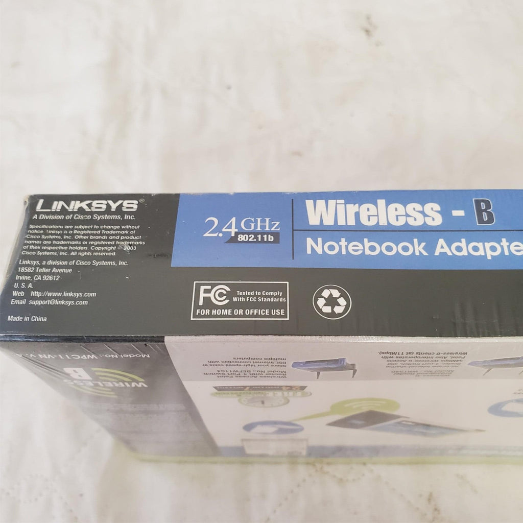 Linksys Wireless B Notebook Adapter 2.4GHz Model WPC11 v.4 