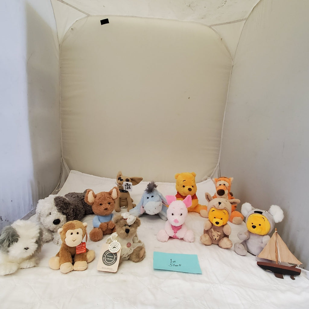 Vintage Disney Winnie the Pooh Plush Stuffed Animal Lot of 12