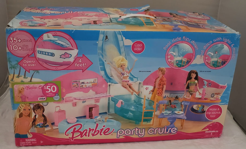 Mattel S.S. BARBIE Party Cruise Ship 2010 With Accessories Playset