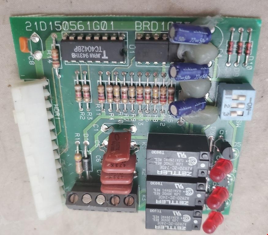Original Trane Zettler Zone/Bypass Control Card Zzcardal010 21D150561G01
