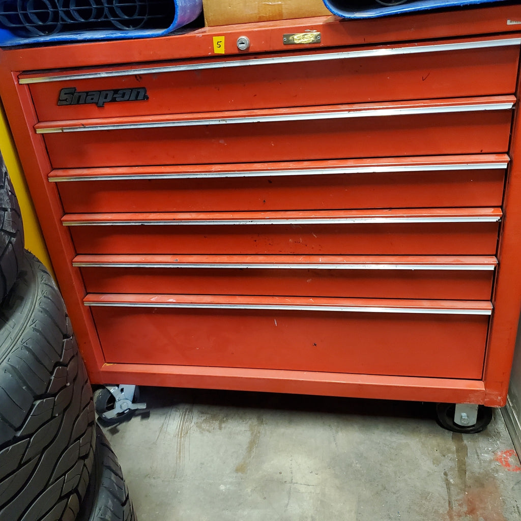 SNAP-ON 6 Drawer Single Bank Tool Box Cabinet (5)