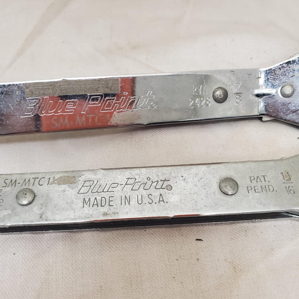 Lot of 2 Blue Point Offset Double Ratcheting Wrench Set LOT-725