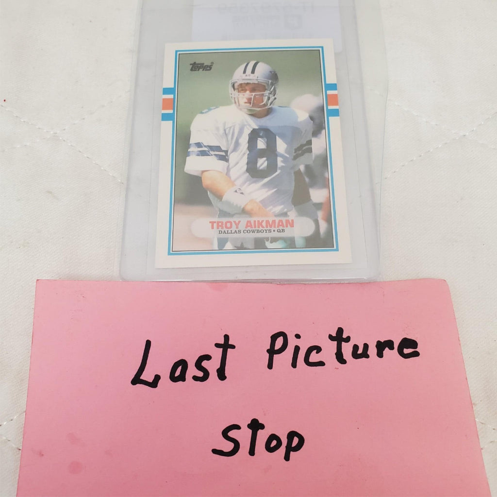 1989 Topps Troy Aikman RC Dallas Cowboys Football Card