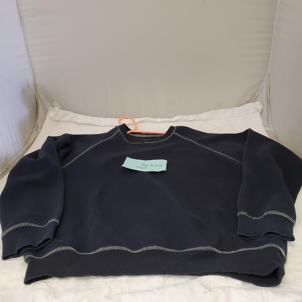 Champ Sports Men's Polo Full Sleeve T-shirt Black Size Small