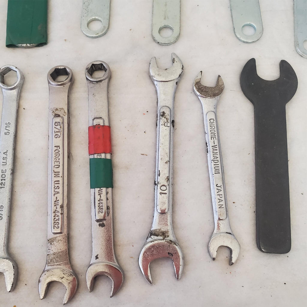 Lot of 20 Various Brand Assorted Size Wrenches Hand Tools LOT 357
