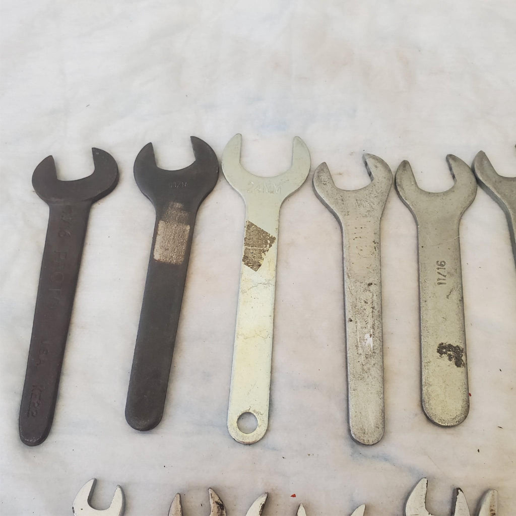 Lot of 20 Various Brand Assorted Size Wrenches Hand Tools LOT 359