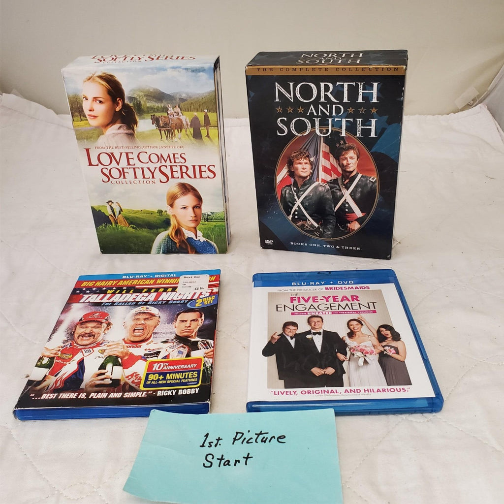 Love Come Softly Series, North and South, Talladega Nights & Various Other DVDs