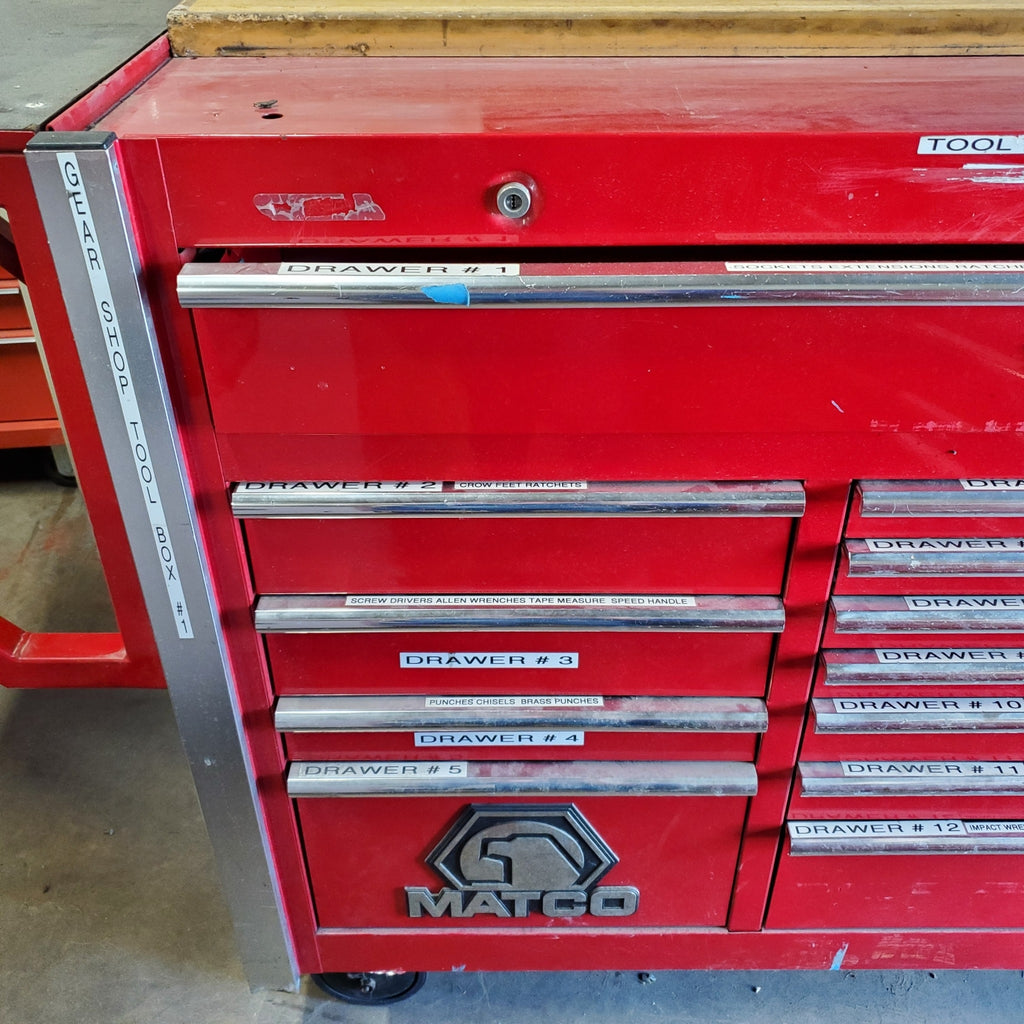 MATCO TOOLS Rolling Tool Box  w/12 Drawers (2) Local Pickup Only