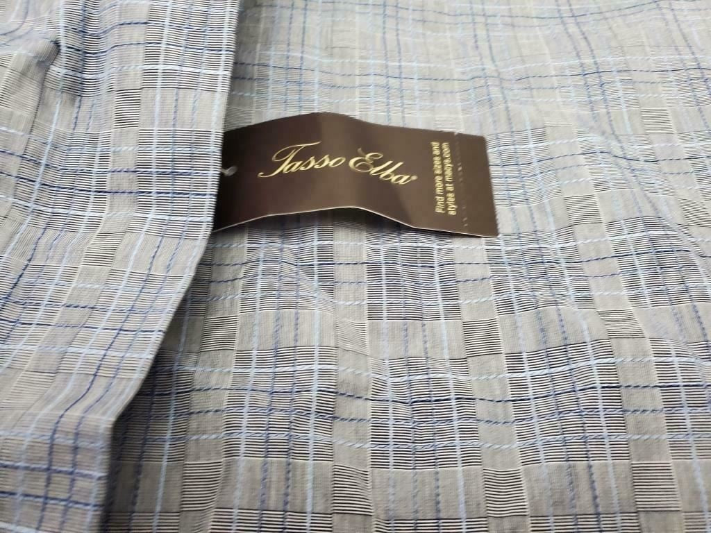 Tasso Elba Men's Plaid Button Down Long Sleeve Shirt Size Medium
