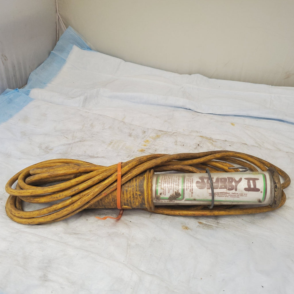 Vintage General Manufacturing Fluorescent Hand Lamp Fluorescent Light - Yellow