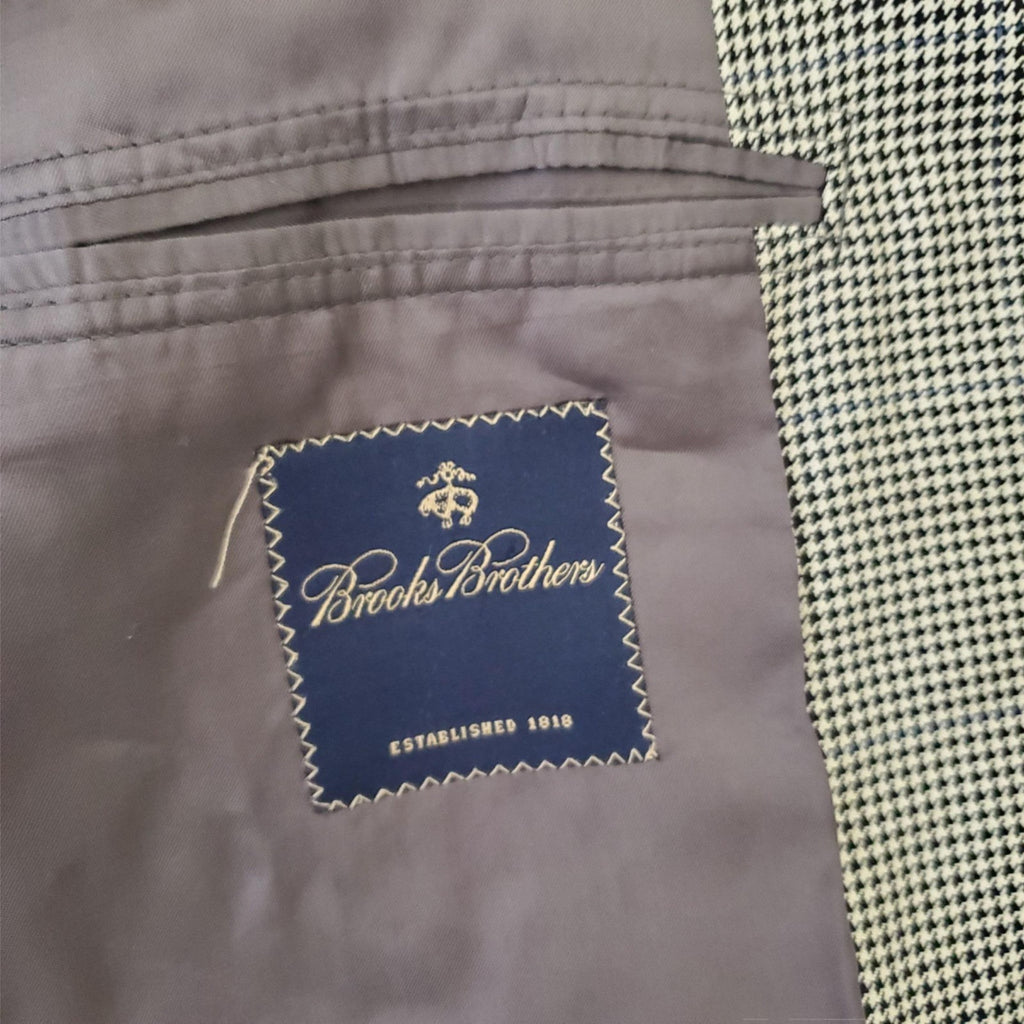 Brooks Brothers Brookwood C1 100% Wool-Silk Suit Jacket for Mens 43R