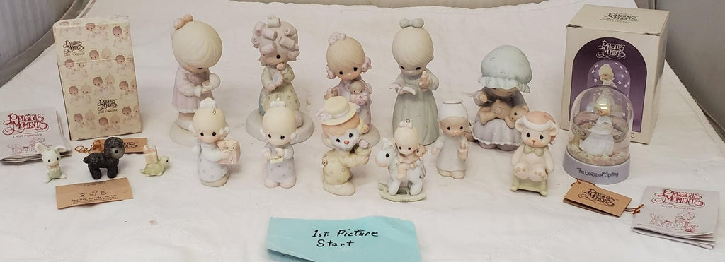 Lot of Ensco Precious Moments, Jonathan David & other Various Figurines