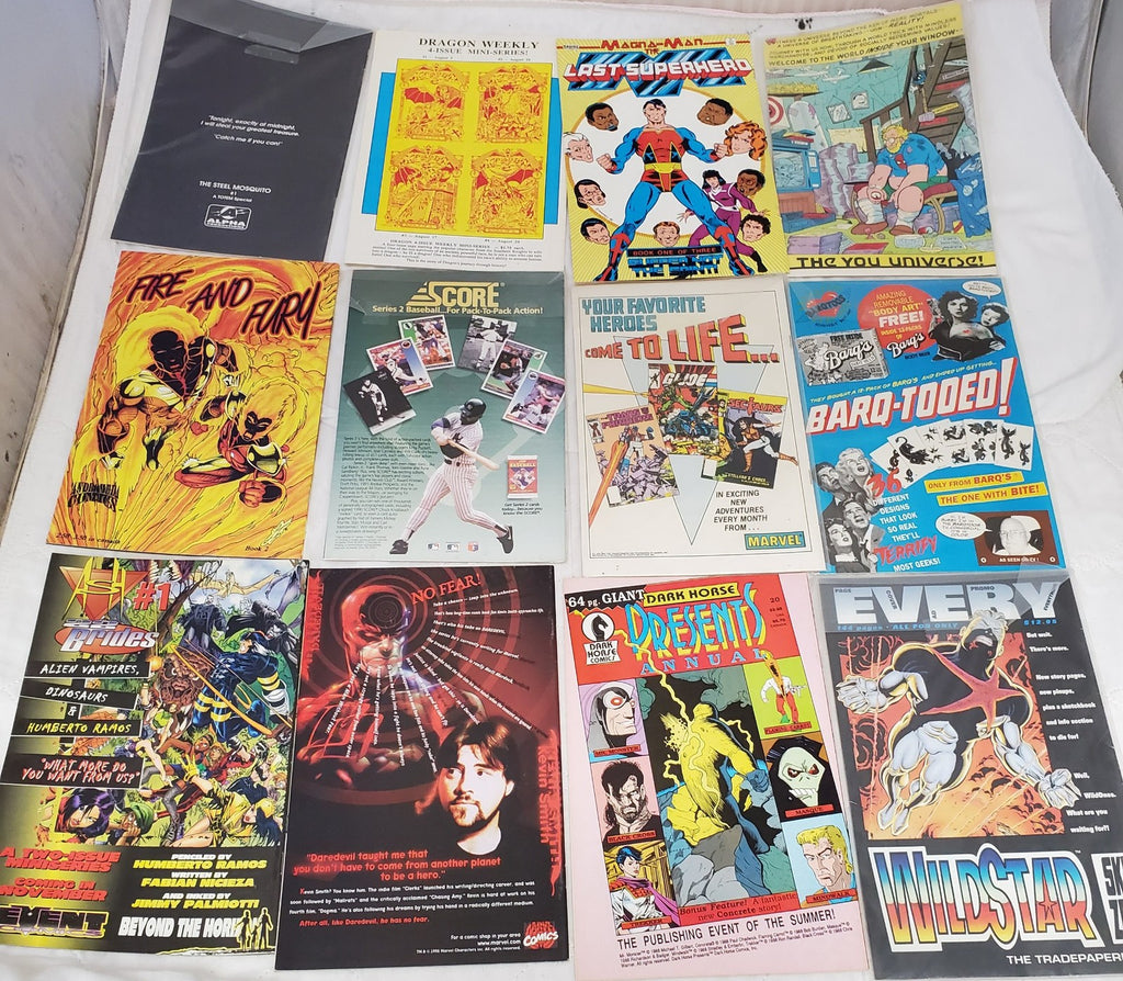 Lot of 12 Steel Mosquito Ash WildStar Marvel & Other Comic Books #12