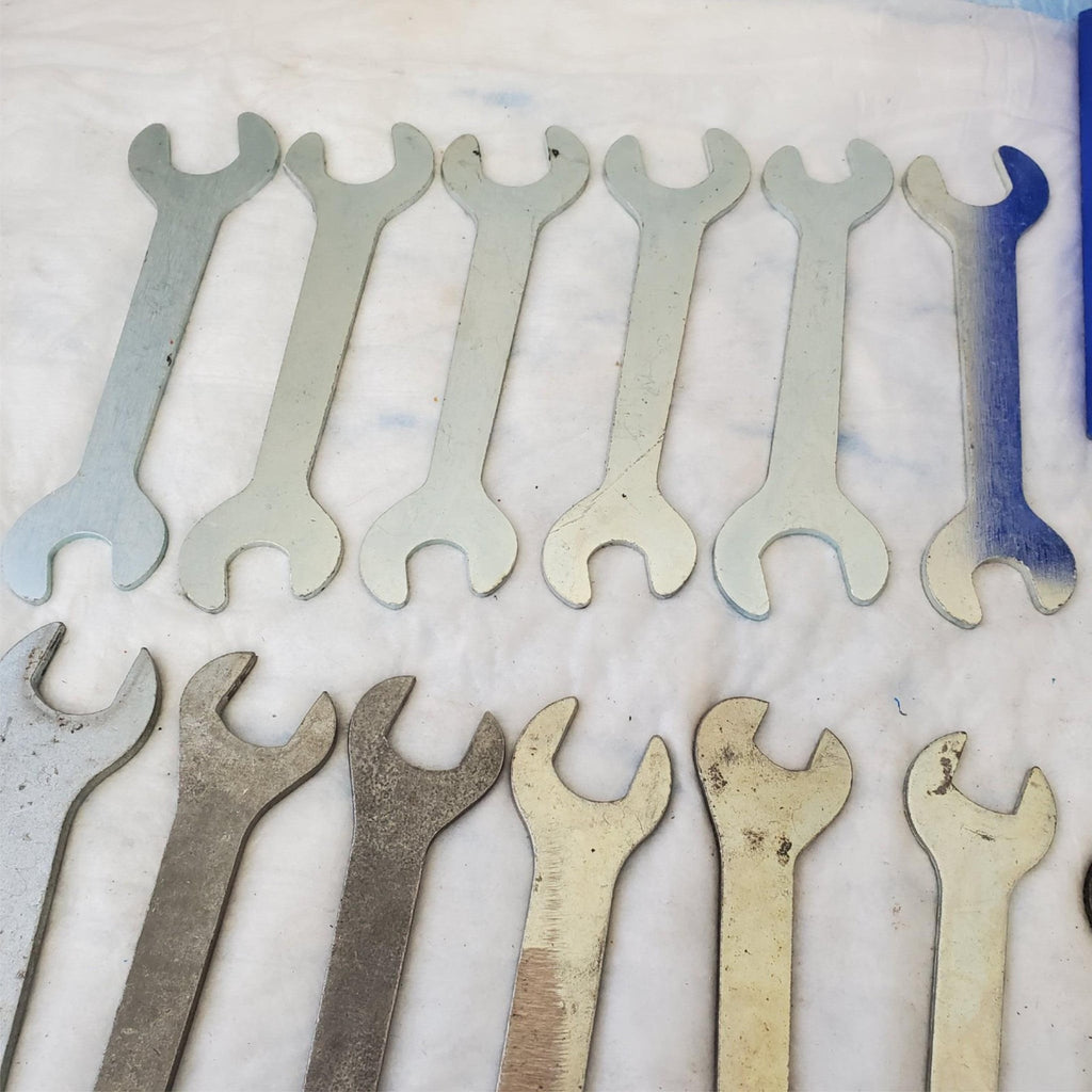 Mixed Lot of 29 Open Ended Wrench Spanner Machinist