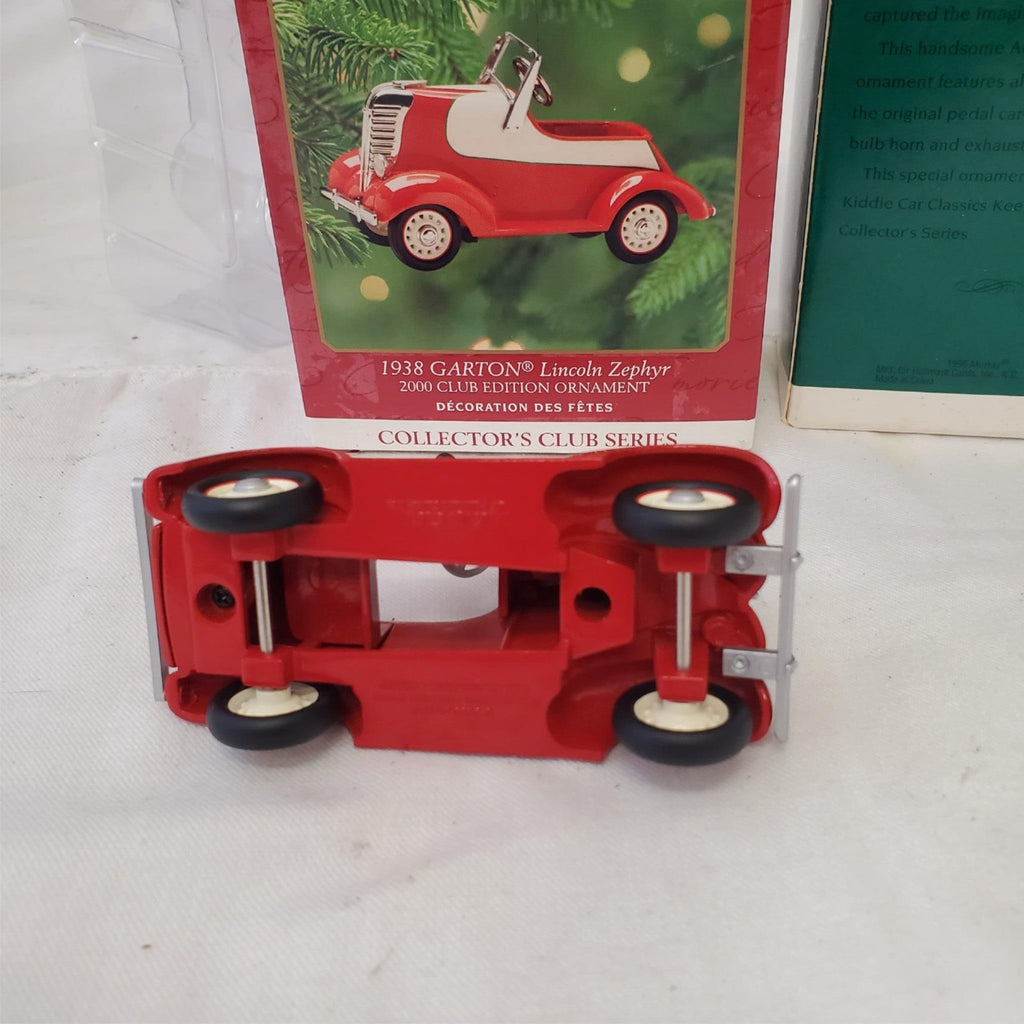 Hallmark Kiddie Car Classics 1938 Garton Lincoln Zephyr & 1937 Steelcraft Auburn