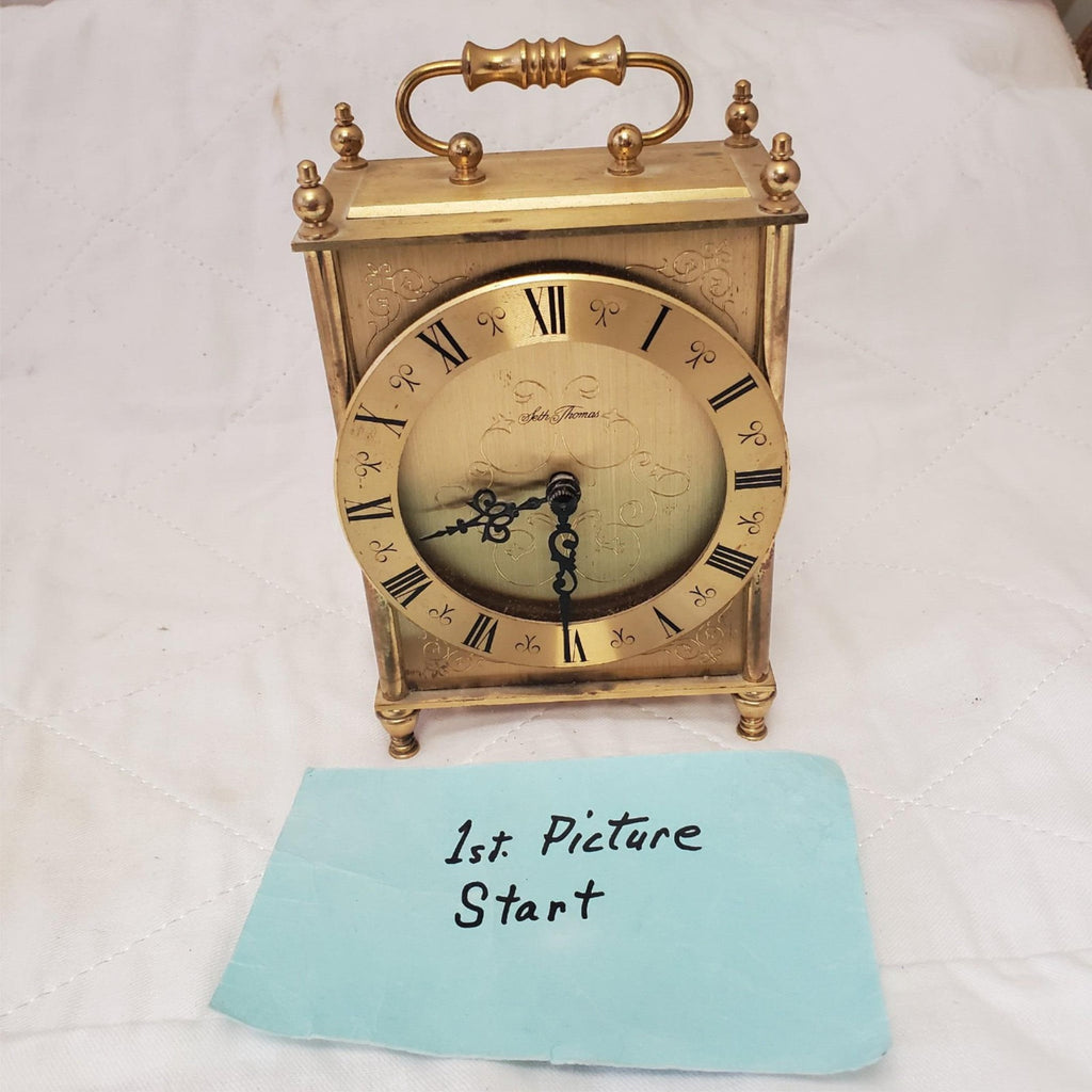 Vintage Seth Thomas Carriage Desk Clock