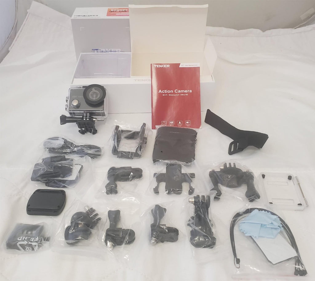 Tenker K1 4K Action Camera with Accesories 