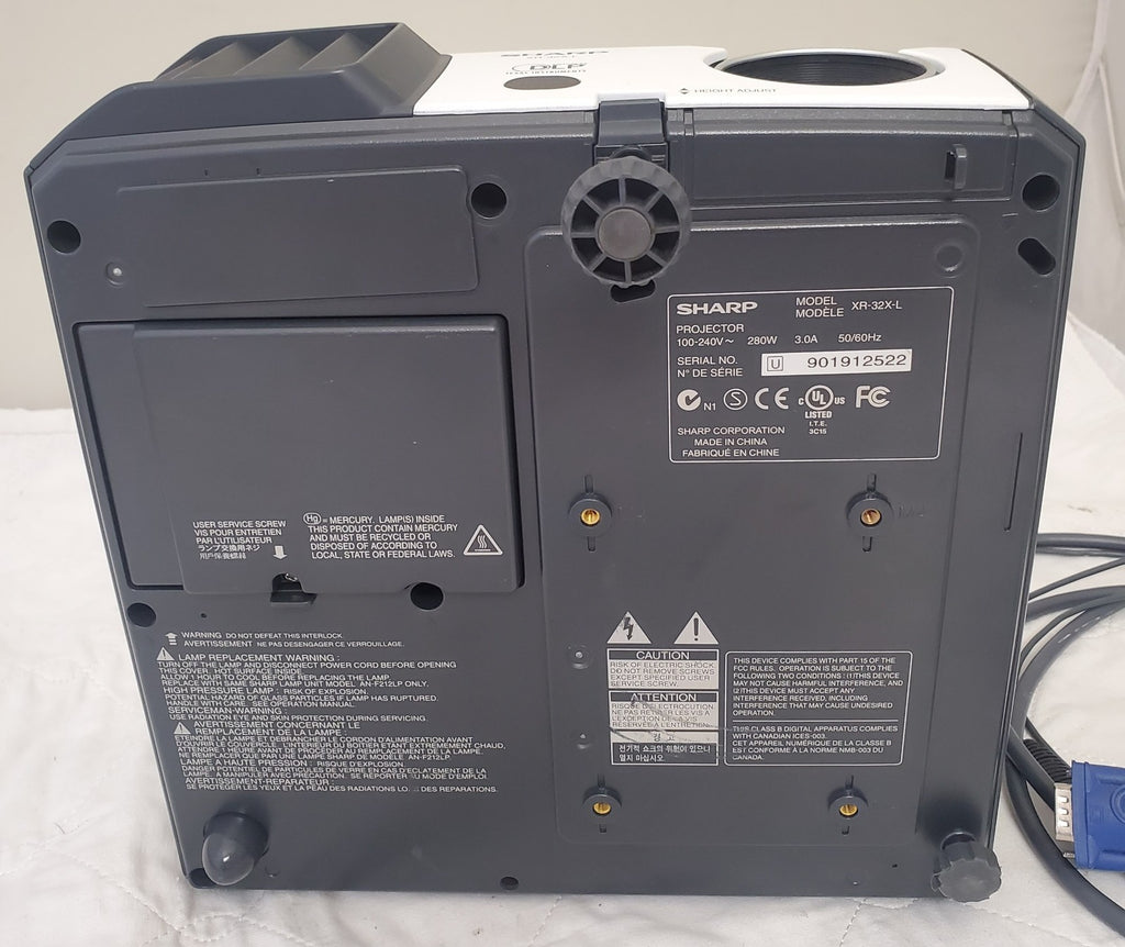 Sharp Notevision XR-32X DLP Multi-Media 2600 Lumens Projector