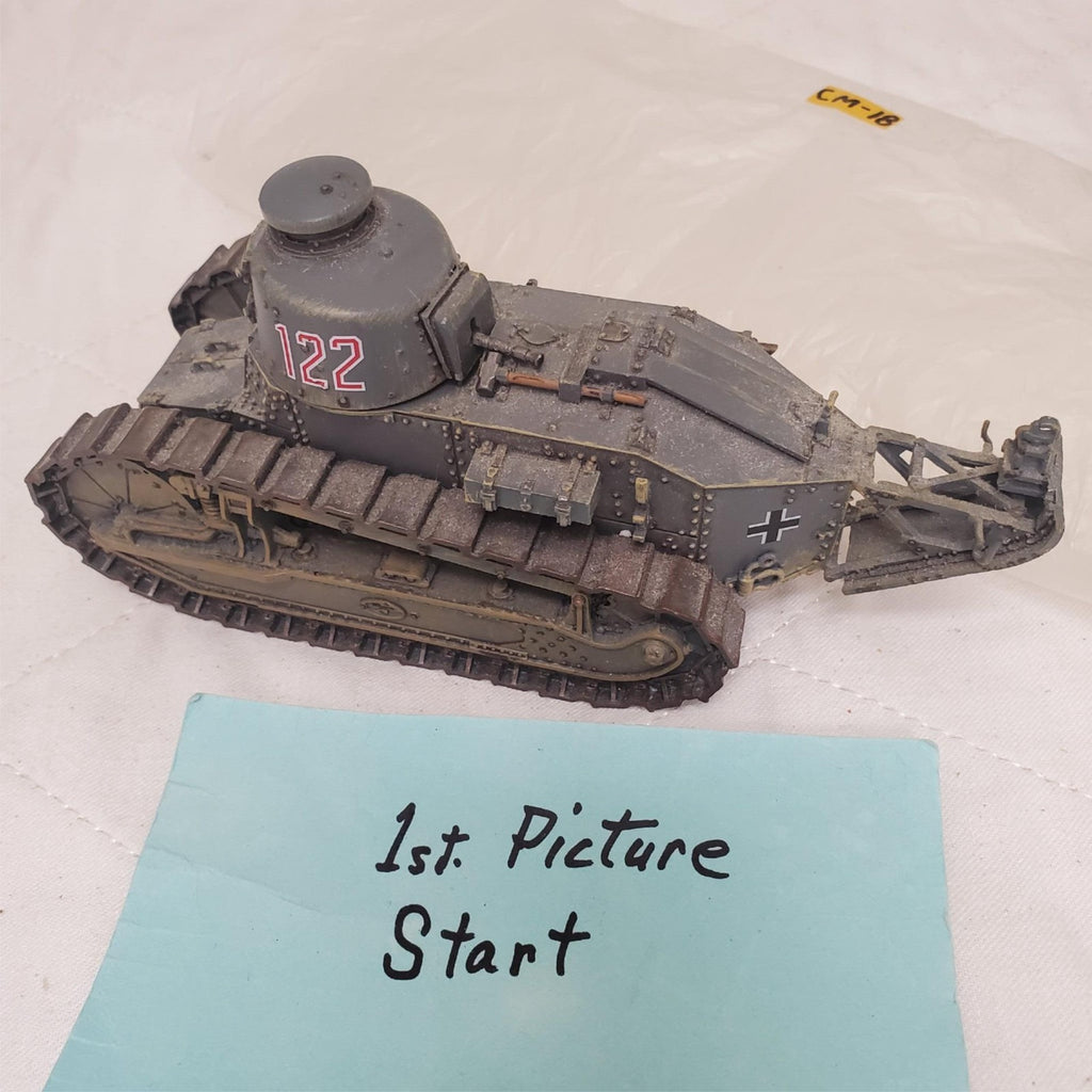 Retired King & Country WS319 Captured Renault FT-17 CM-18