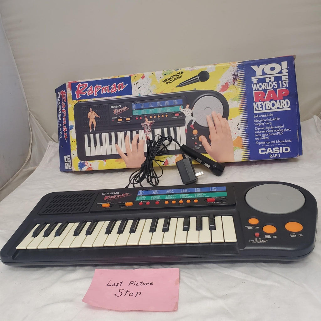 Casio Rapman Yo! The worlds 1st Rap keyboard Microphone included