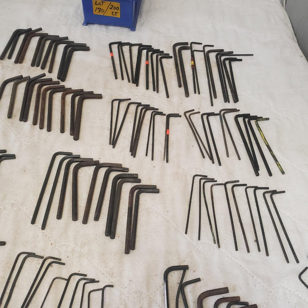 Lot of 200 Pieces  Allen/Hex Wrenches All Purpose Mixed Sizes LOT170