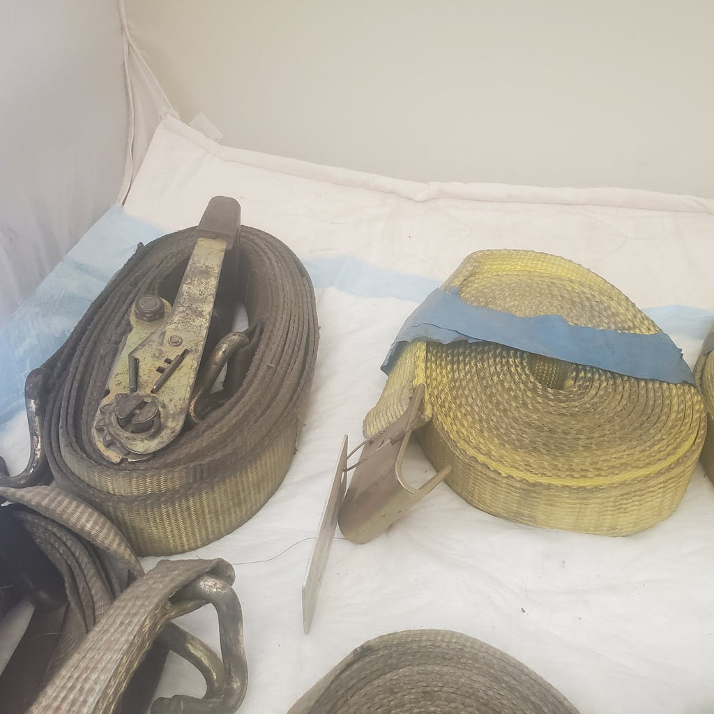 Adjustable Cam Buckle Tie Down Canvas Cargo Lashing Travel Strap Lot