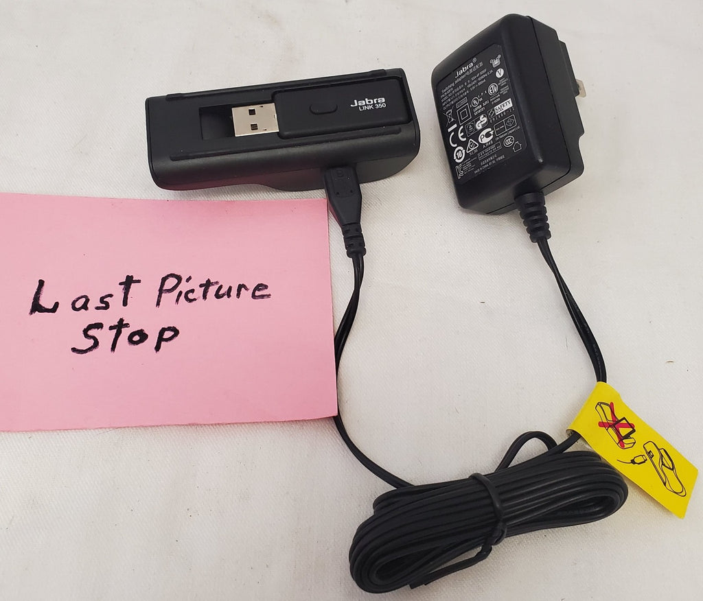 Jabra Link 350 USB Receiver Charger with Jabra SSA-4P 5050F AC Power Adapter