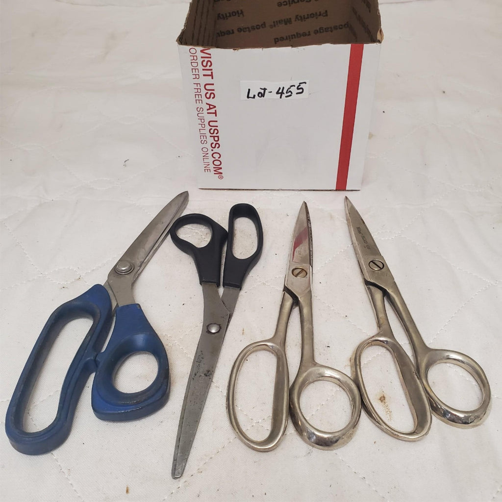Lot of 4 Assorted Shears Scissors LOT-455