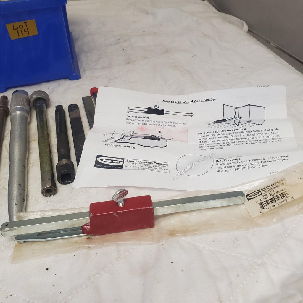 Mixed Lot of Assorted Machinist Tools Drill Bits Reamers Taps LOT-114