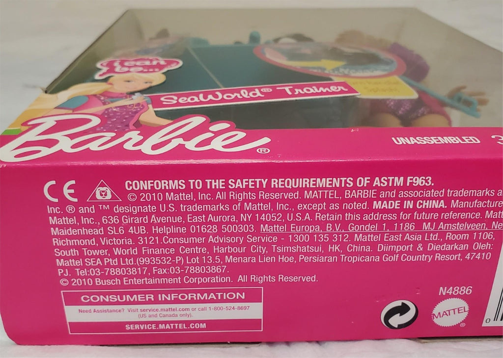 2009 Barbie I Can Be SeaWorld Trainer Doll Mattel Career Series