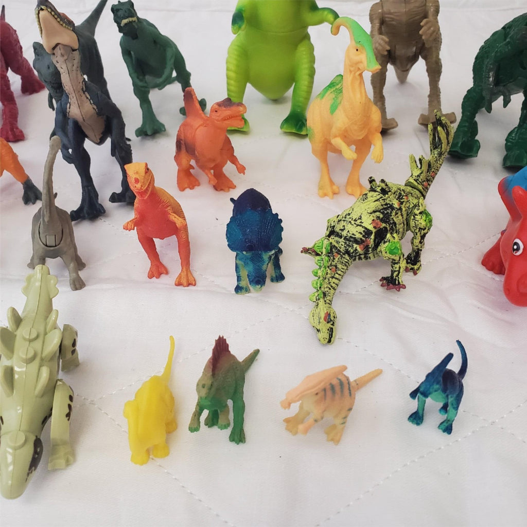 Lot of Assorted Small & Mini Dinosaurs Toys Various Species
