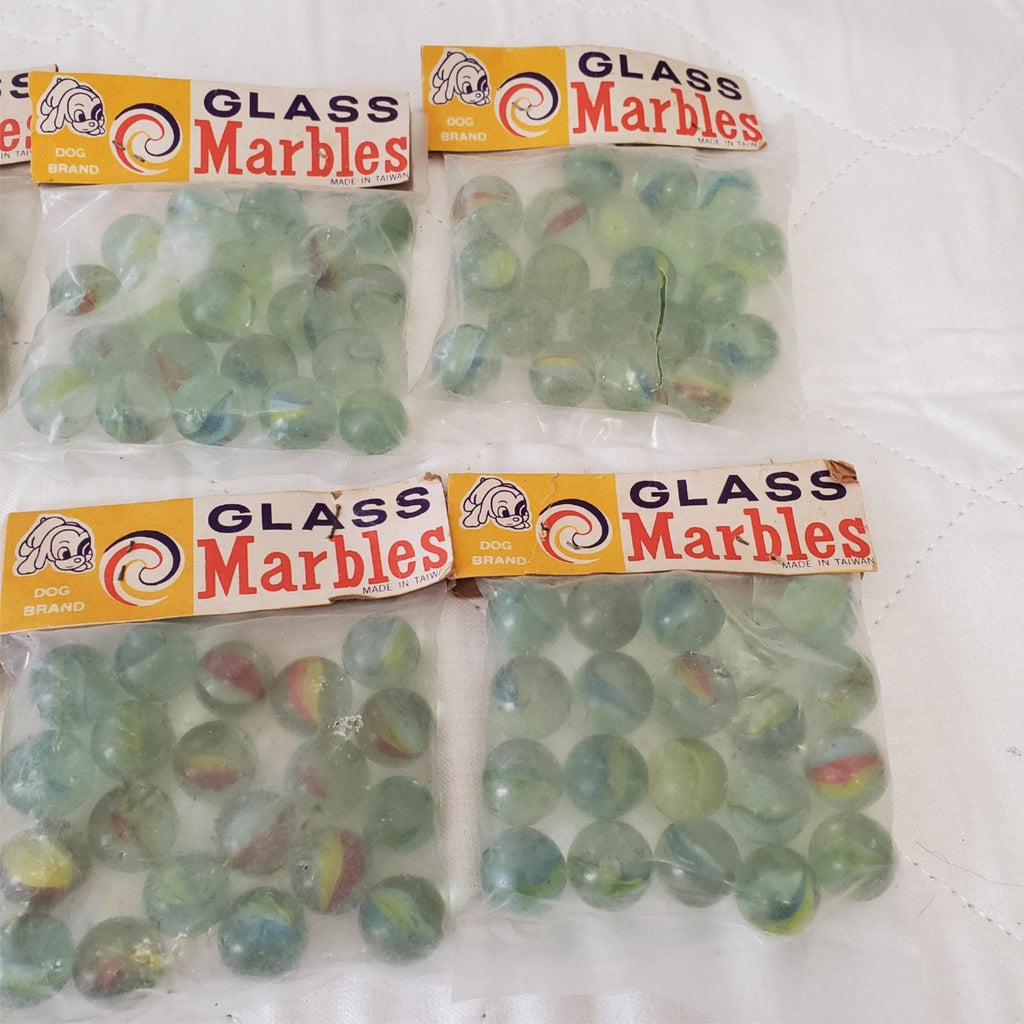 Pack of 10 Vintage Dog Brand Glass Marbles #2