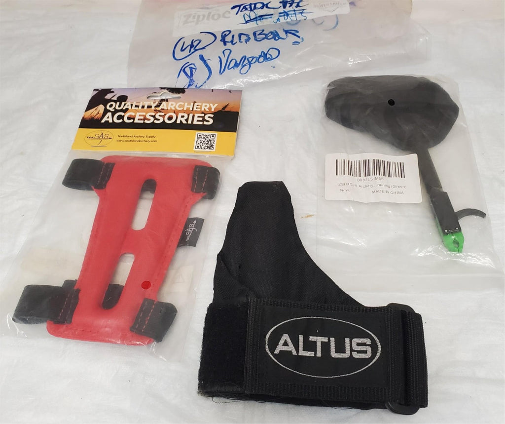 SAS Armguard Archery Bow & Adjustable Archery Compound Bow Release Aid Trigger