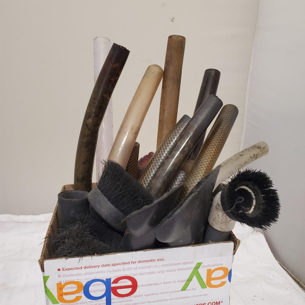 Lot of Vacuum Cleaner Attachments Set with Brushes and Hoses LOT-965