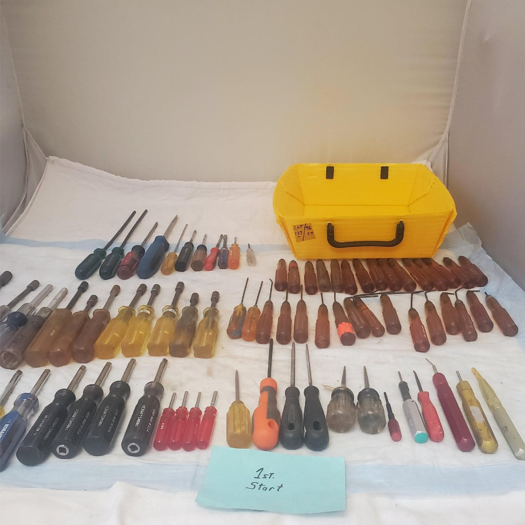 Lot of 76 Vintage Nut Drivers / Screw Drivers LOT137