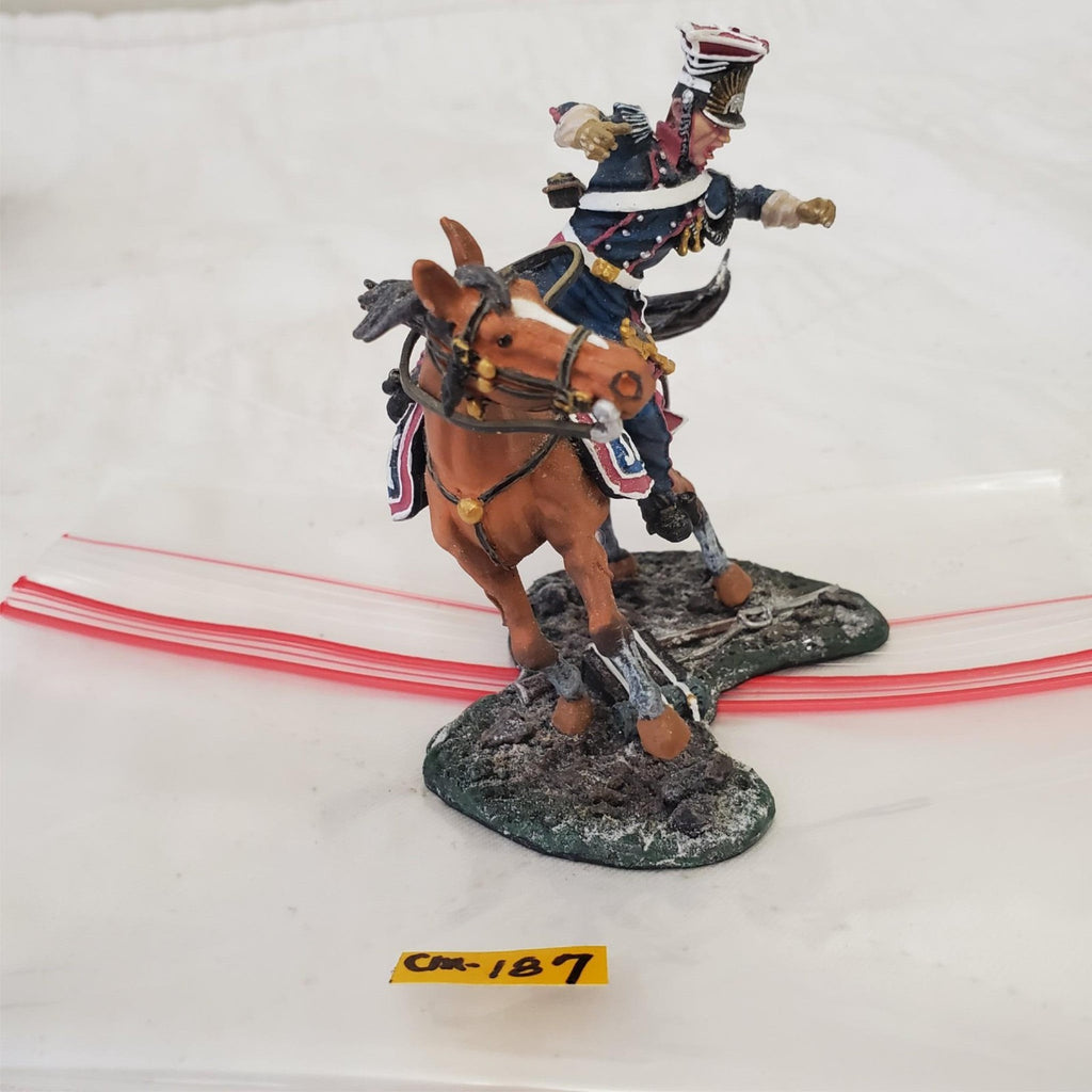 The Collectors Showcase CS00342 French Lancer Wounded Mounted CM-187