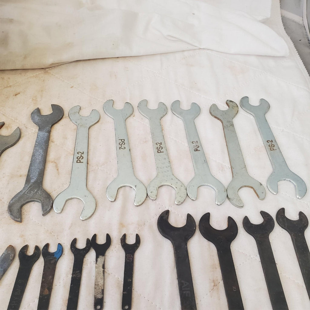 Lot of 50 Assorted Double Open End Service Wrench & other Wrench Tool LOT 485