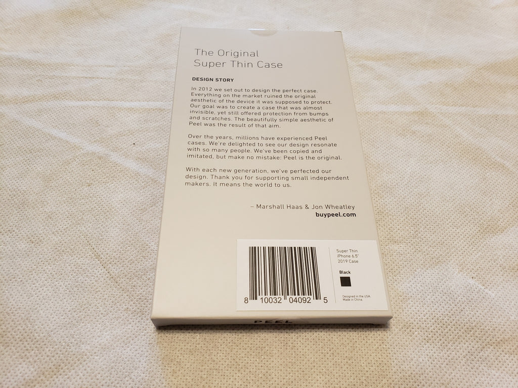 Peel The Original Super Thin Smart Phone Case - Iphone 2019 Sizes 5.8" 6.1" 6.5"
