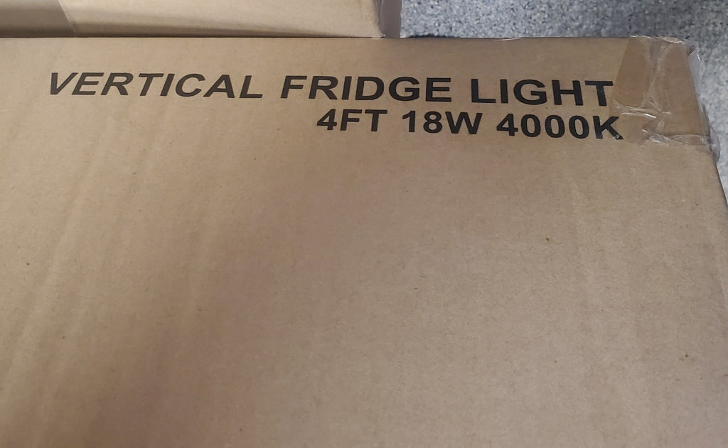 Lot of 25 Vertical Fridge Light 4FT LED Tube Light 18W 4000K