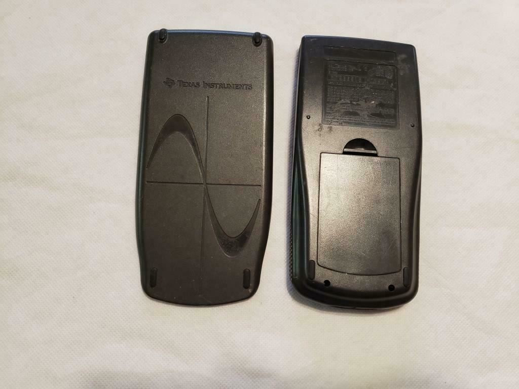 Texas Instruments TI-83 Graphing Calculator Black W/ Slide Cover Tested Working